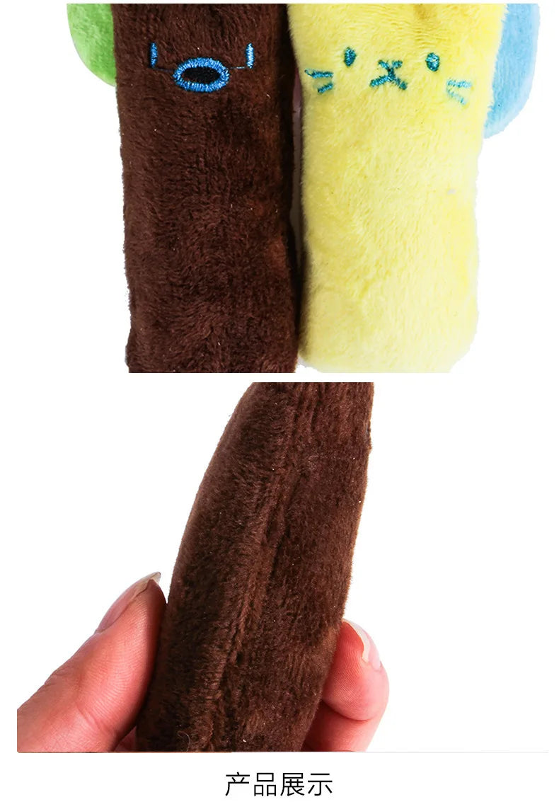 Interactive Catnip Plush Chew Toy
