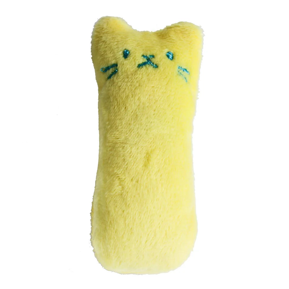 Interactive Catnip Plush Chew Toy