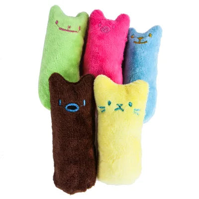 Interactive Catnip Plush Chew Toy