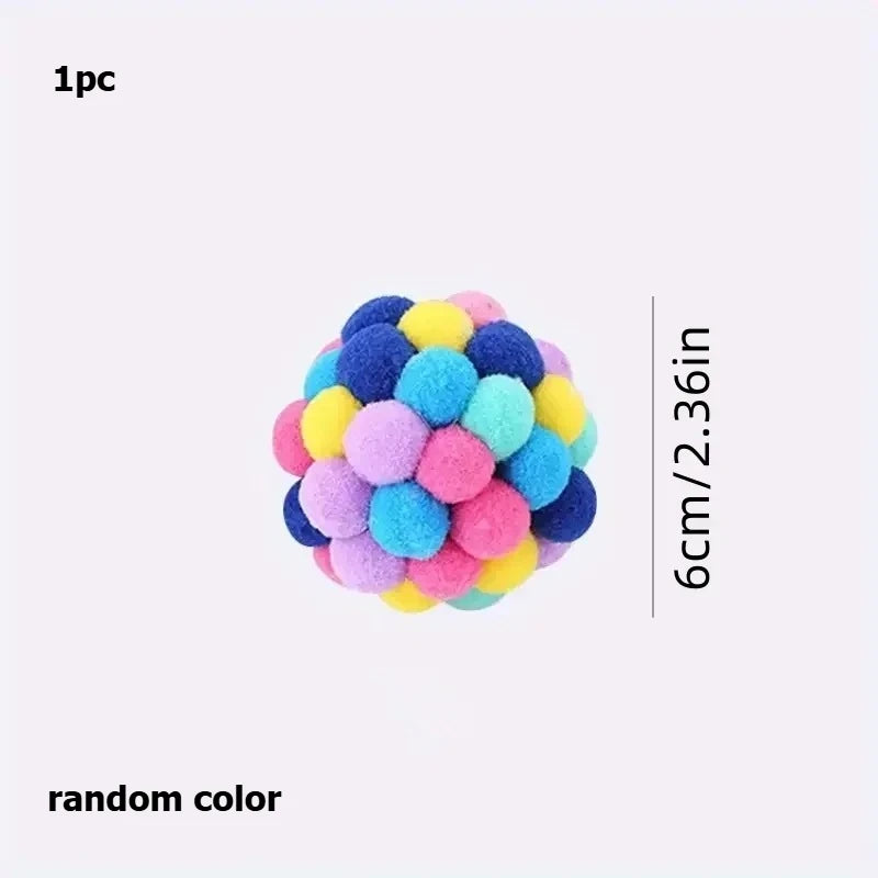 Cat Plush Bell Balls – 1/3 Pack