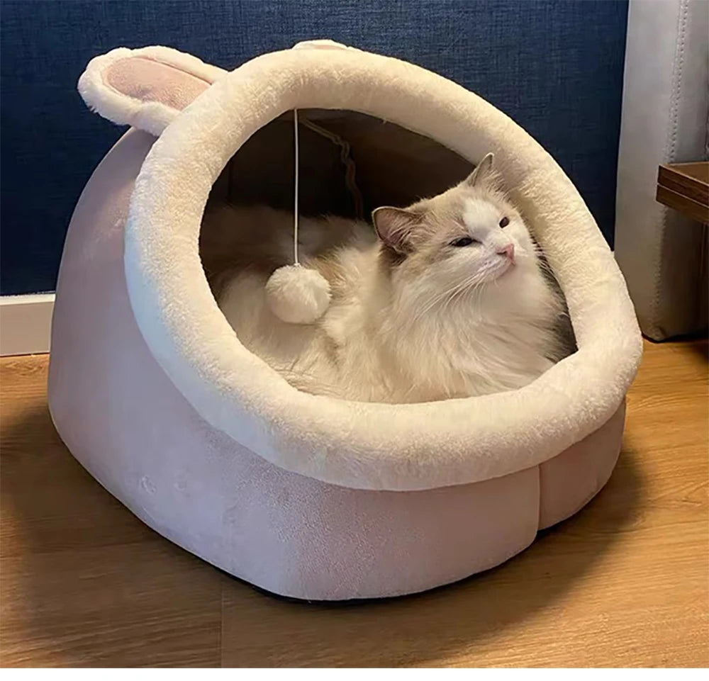 Foldable Cartoon Cat & Dog Bed