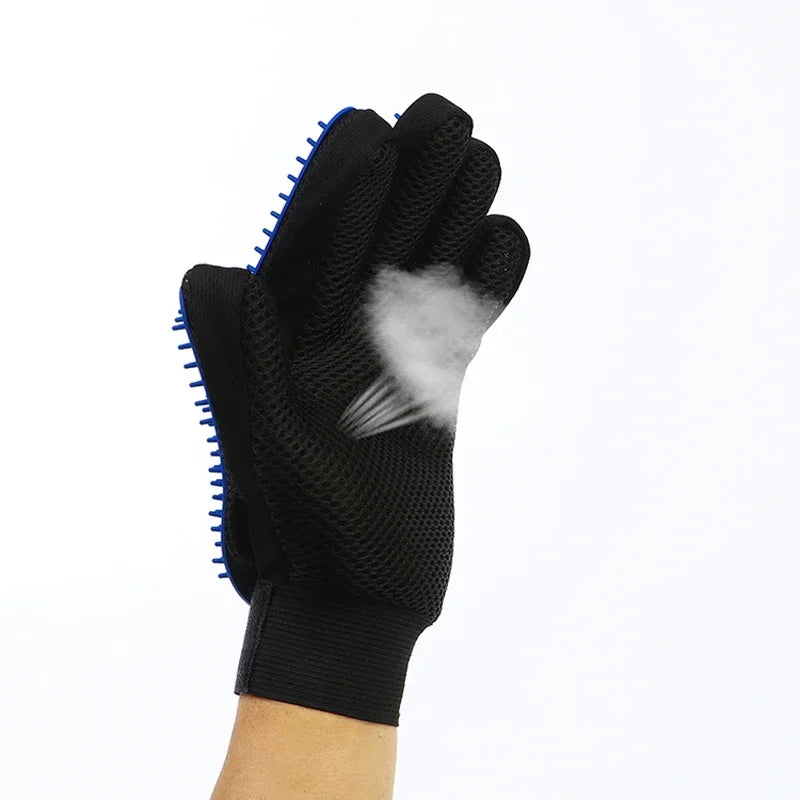 Silicone Pet Grooming Gloves for Cats & Dogs