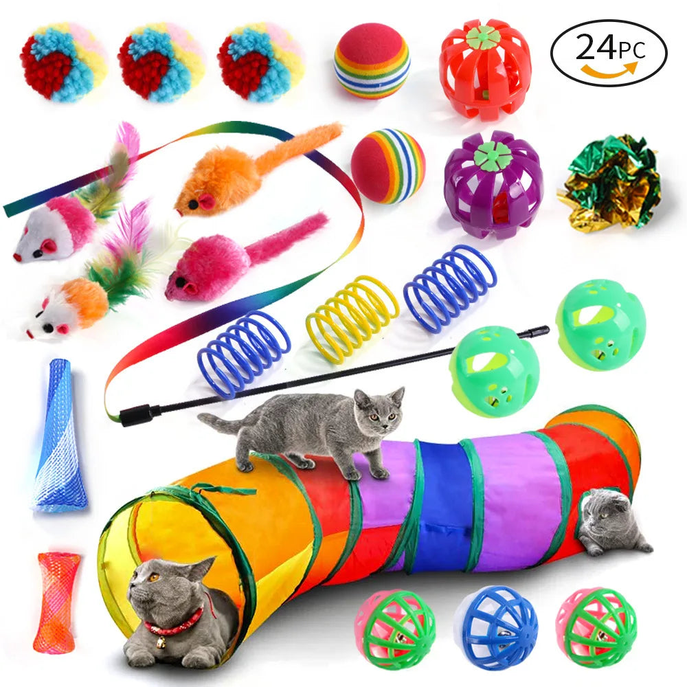 DualPet 20-Piece Cat Toy Set