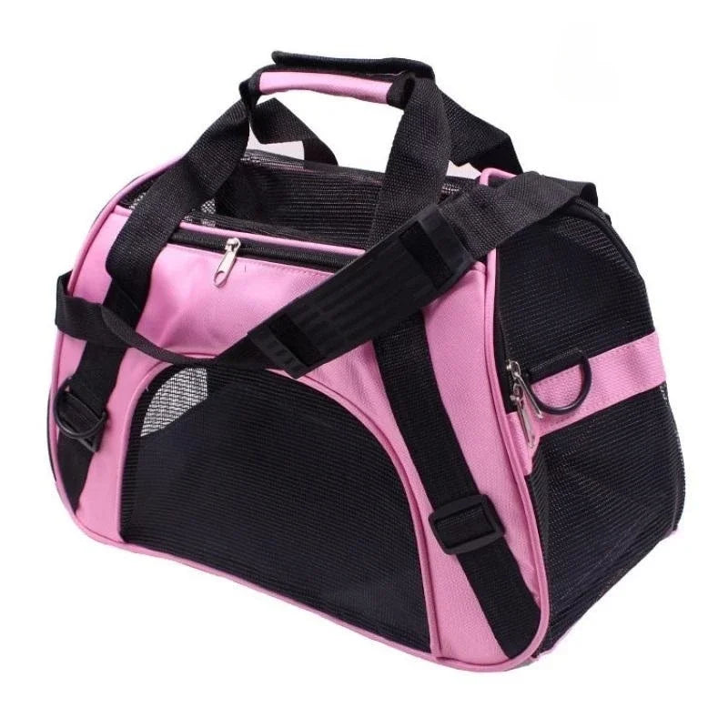 Portable Mesh Pet Carrier Bag