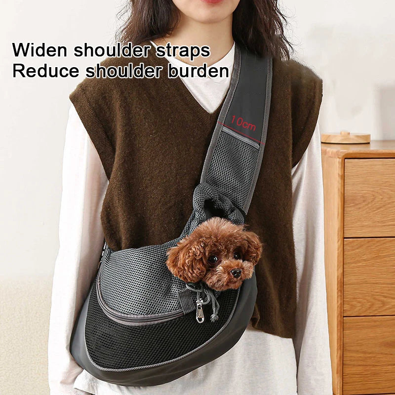Mesh Pet Carrier Sling Backpack