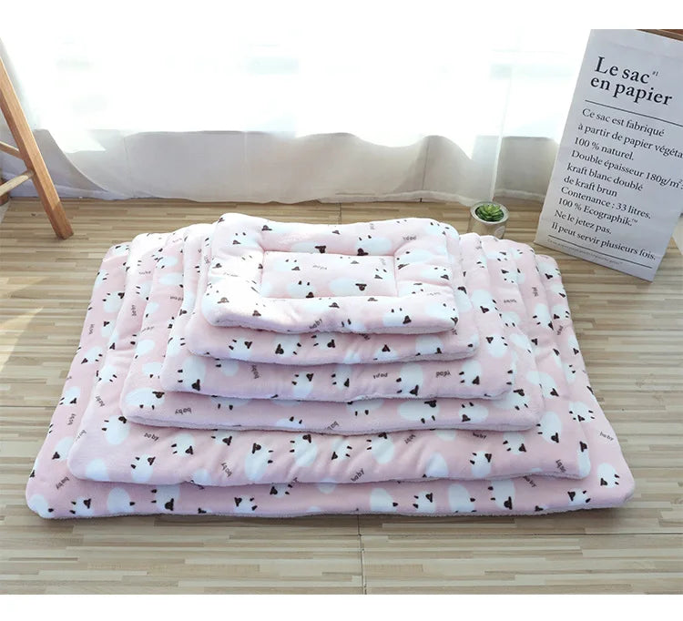 Double-Sided Plush Pet Mat