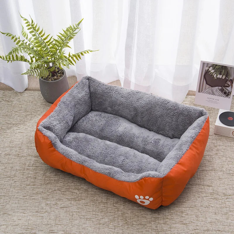 Colorful Square Waterproof Pet Bed