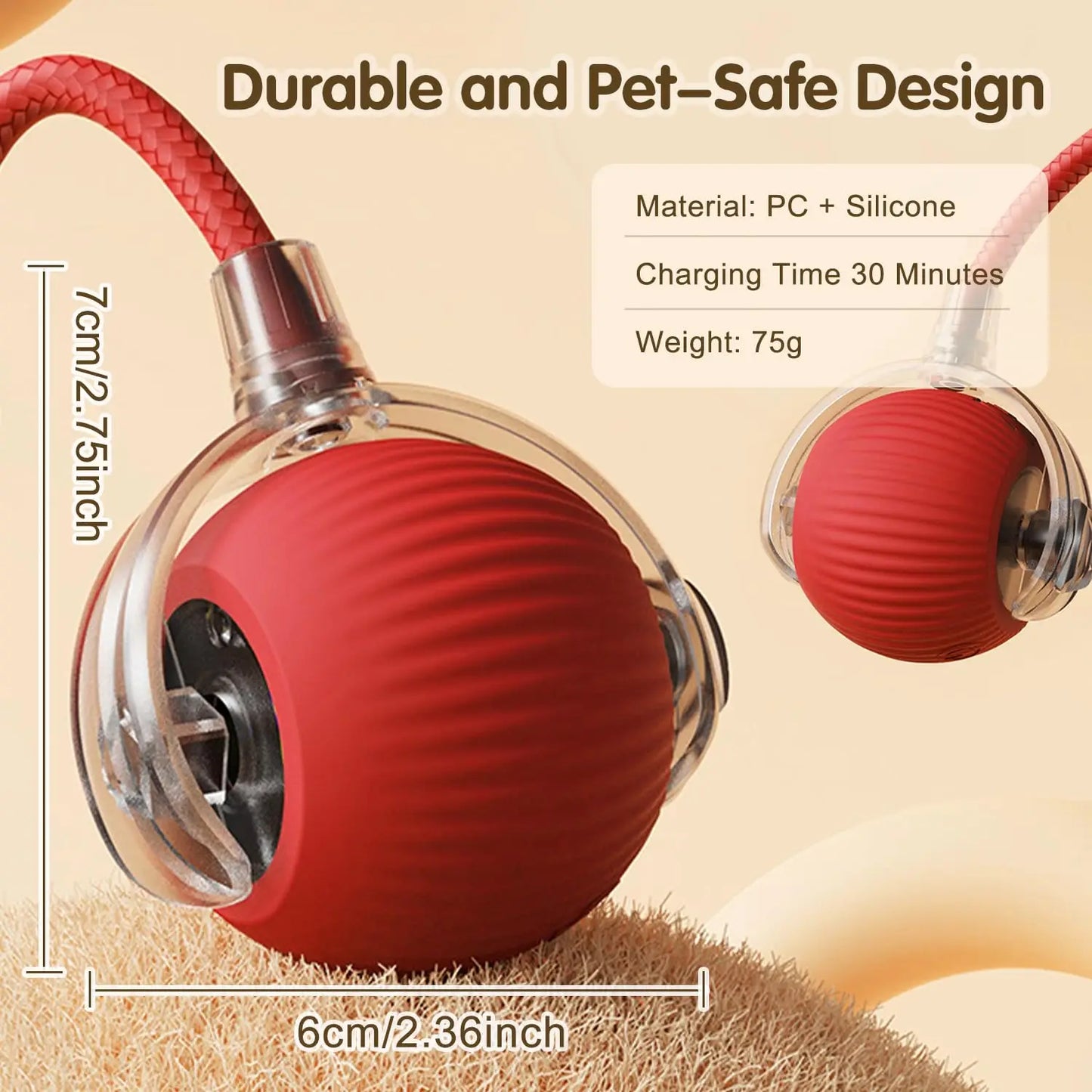 Indestructible Plush Dog Chew Toy