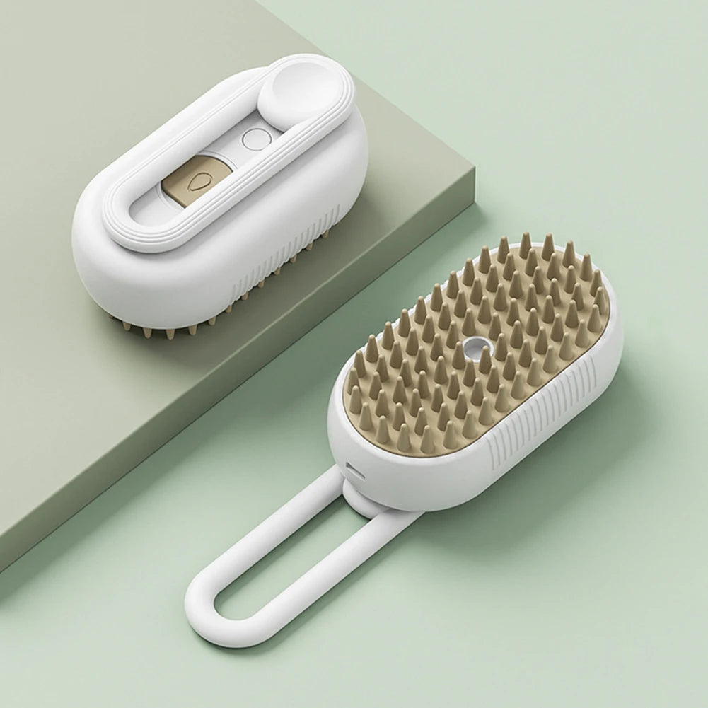 3-in-1 USB Rechargeable Pet Steam Brush