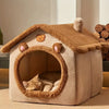 Foldable Washable Pet House Bed