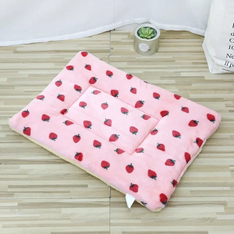 Double-Sided Plush Pet Mat