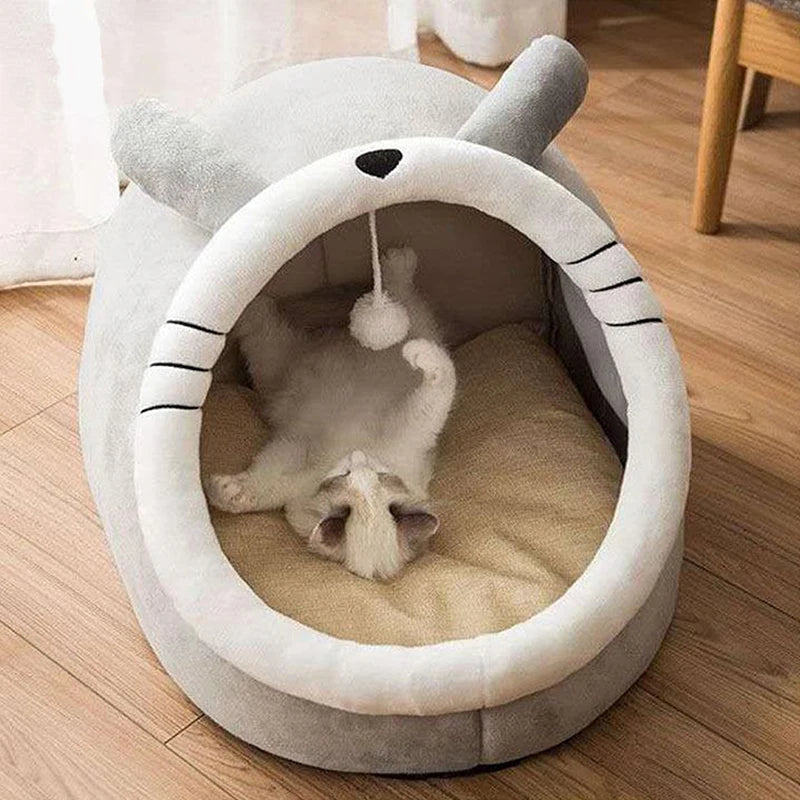 Foldable Cartoon Cat & Dog Bed