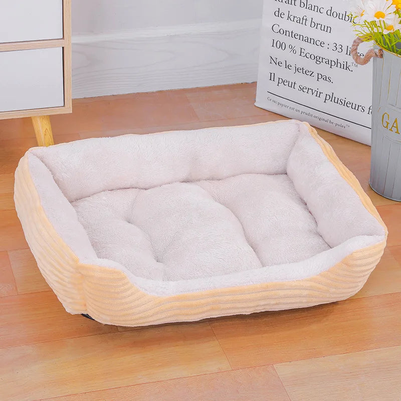 Colorful Square Waterproof Pet Bed