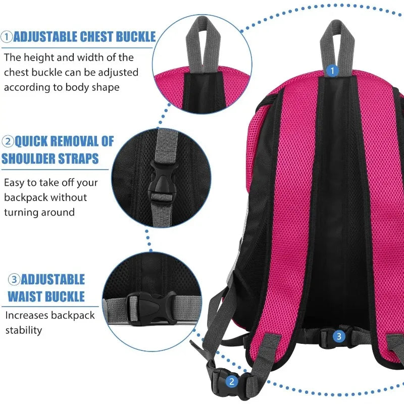Double-Shoulder Mesh Pet Backpack
