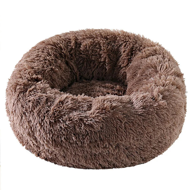 Plush Round Pet Nest Bed