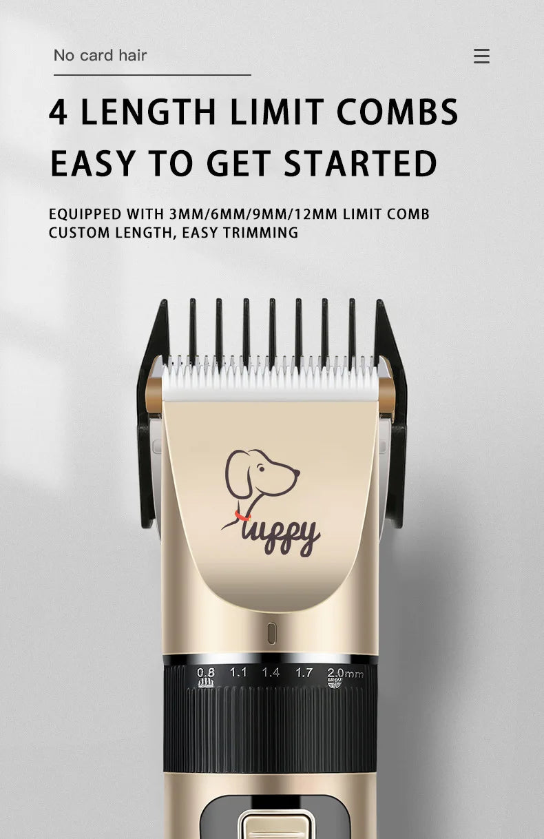 Electric Pet Grooming Clipper Kit