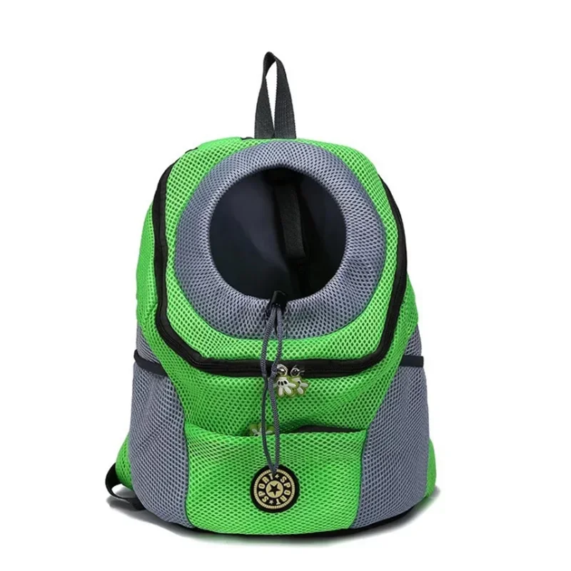 Double-Shoulder Mesh Pet Backpack