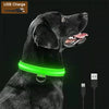 LED Dog Collar – USB Rechargeable Glow Collar with 3 Light Modes for Night Safety