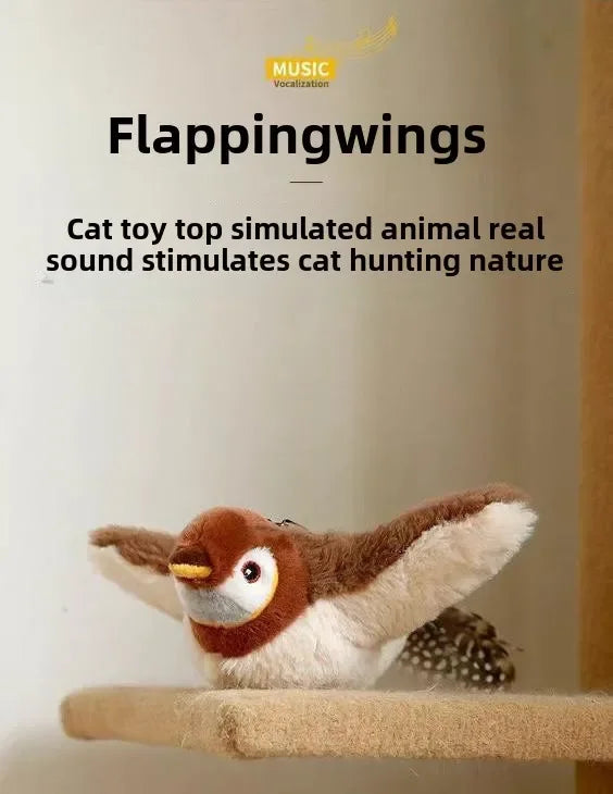 Interactive Catnip Bird Toy for Cats & Dogs