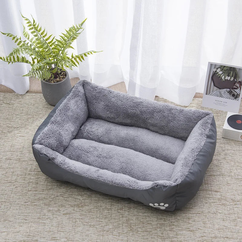 Colorful Square Waterproof Pet Bed