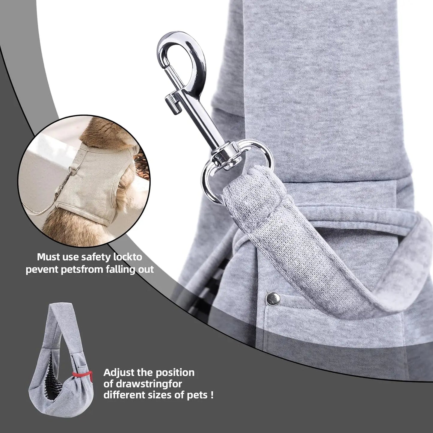 Cotton Crossbody Pet Sling Bag