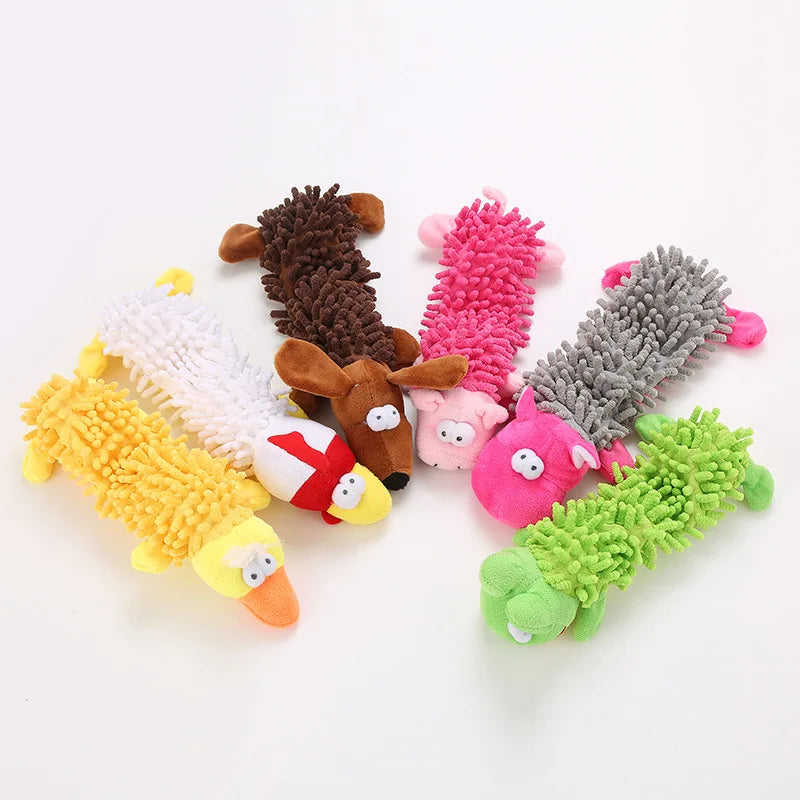 Plush Squeaky Dog Toy for Small Breeds
