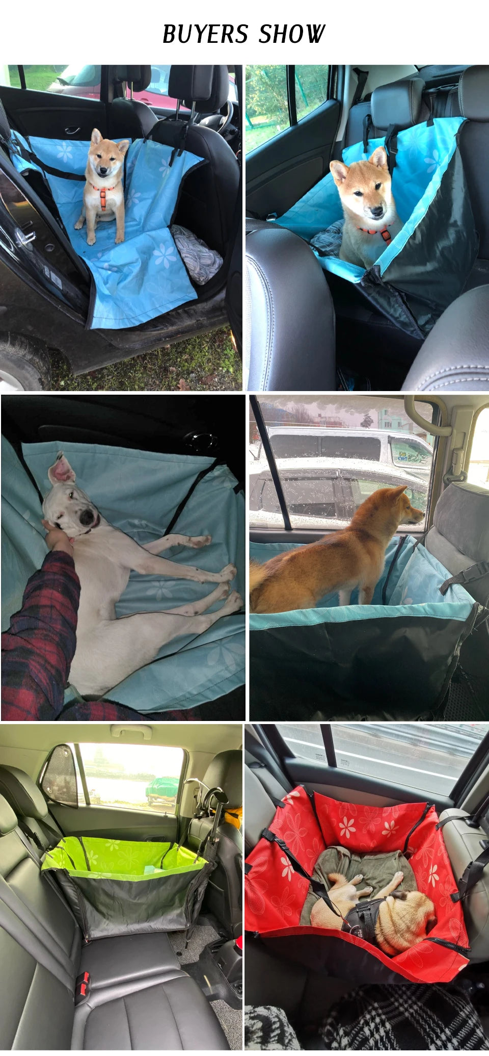 Cawayi Pet Car Seat Cover Hammock