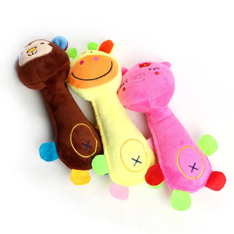 Plush Squeaky Dog Toy for Small Breeds