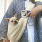Handmade Canvas Pet Sling Bag