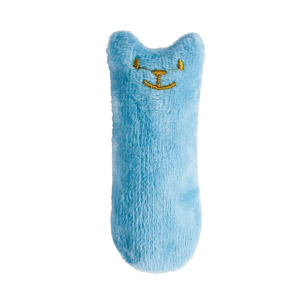 Interactive Catnip Plush Chew Toy
