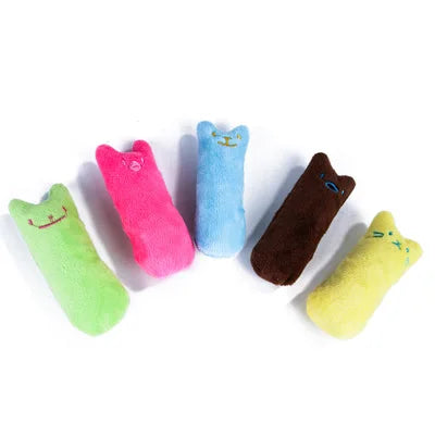 Interactive Catnip Plush Chew Toy