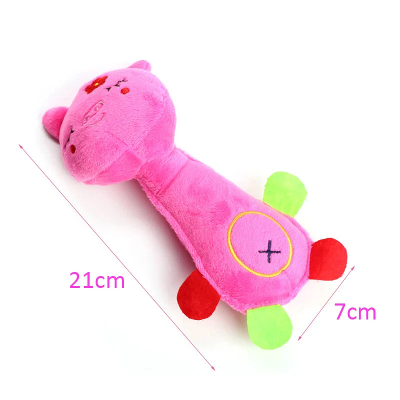 Plush Squeaky Dog Toy for Small Breeds