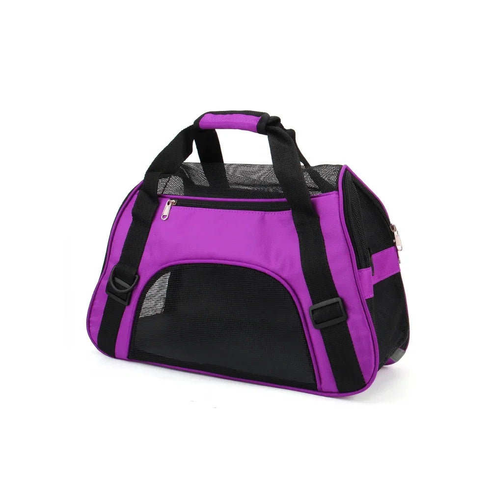Portable Mesh Pet Carrier Bag