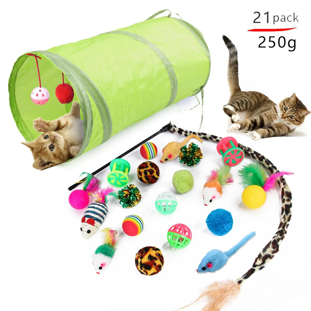 DualPet 20-Piece Cat Toy Set