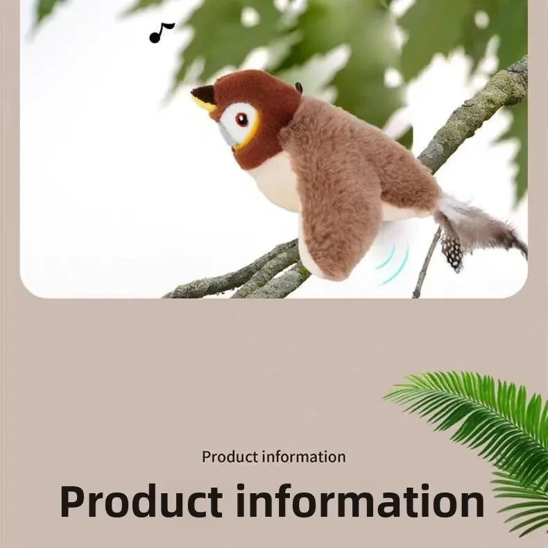Interactive Catnip Bird Toy for Cats & Dogs