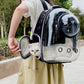 Transparent Pet Backpack – Breathable Cat & Small Dog Carrier, Portable Space Capsule Design