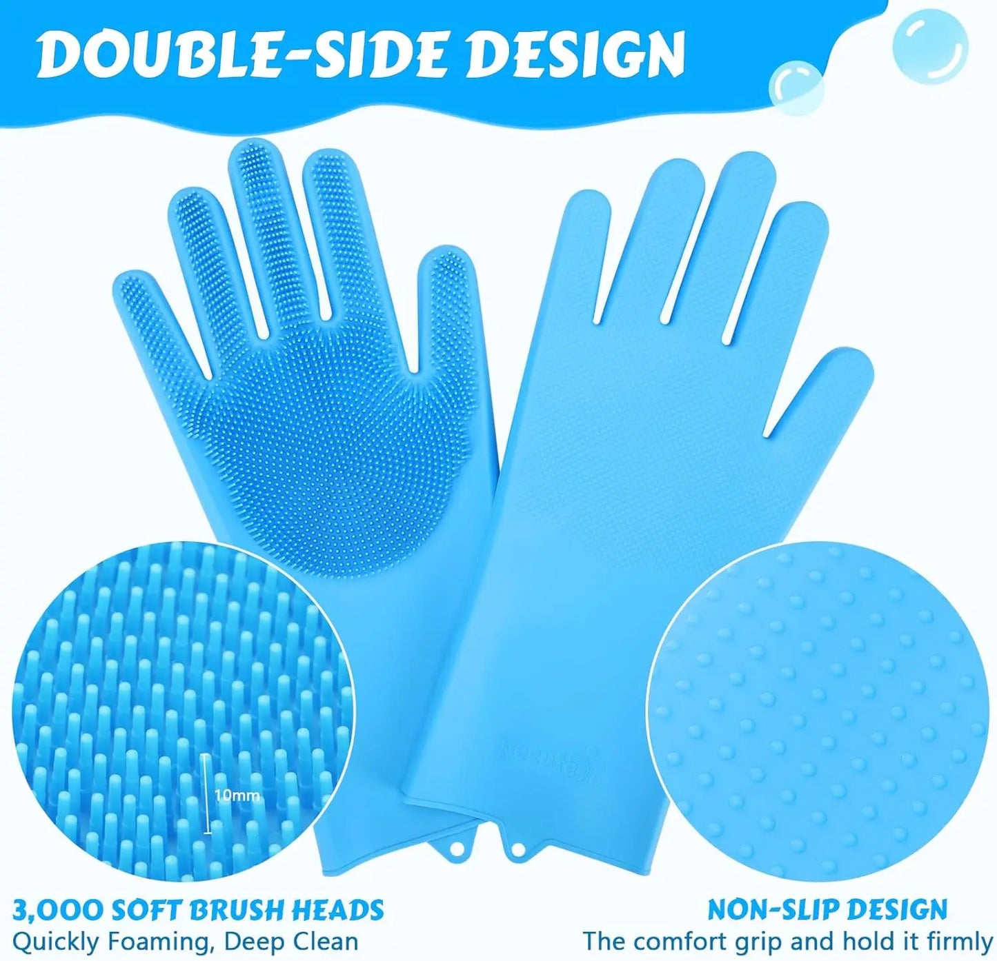 Pet Grooming Hair Removal Gloves