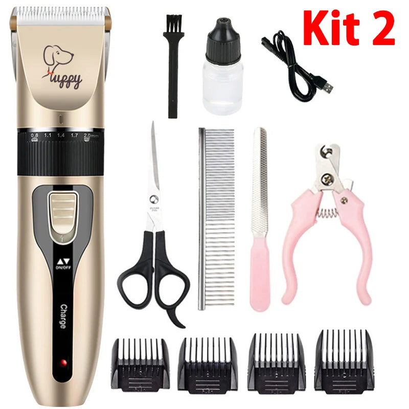 Electric Pet Grooming Clipper Kit