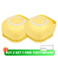 Pet Bathing & Massage Brush with Shampoo Dispenser
