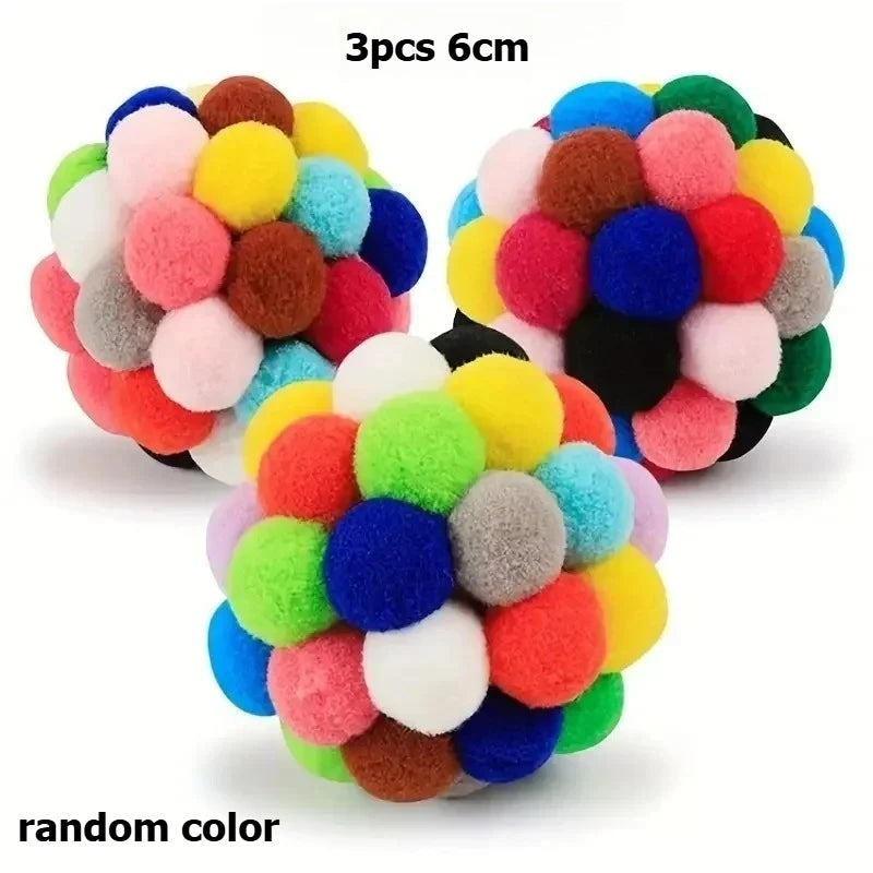 Cat Plush Bell Balls – 1/3 Pack