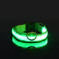 LED Nylon Dog Collar & Leash – Rechargeable Glow-in-the-Dark Night Safety Pet Accessory