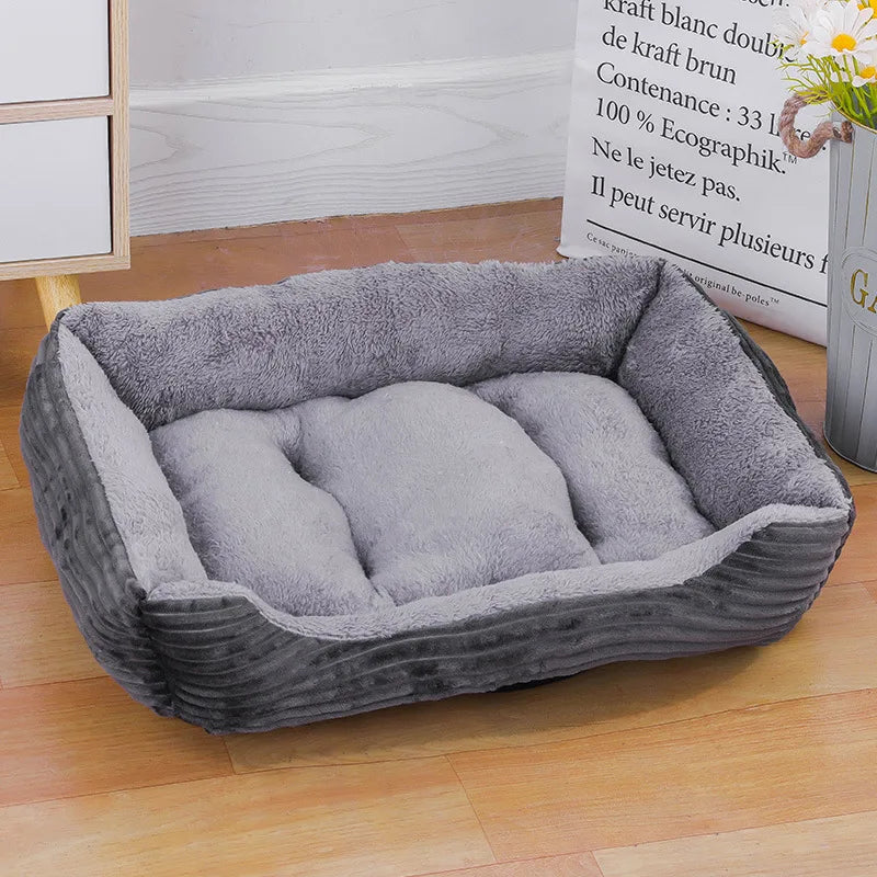 Colorful Square Waterproof Pet Bed