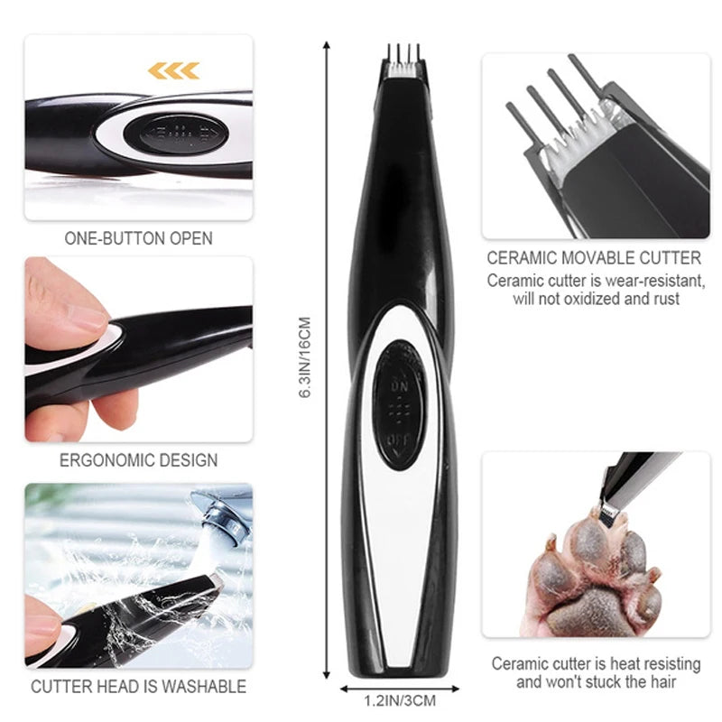 Electric Pet Grooming Clipper Kit
