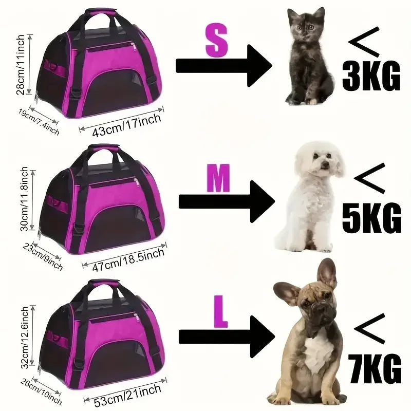 Breathable Mesh Pet Carrier Bag
