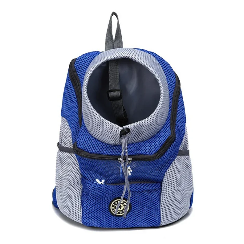 Double-Shoulder Mesh Pet Backpack