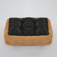 Square Plush Pet Bed for Dogs & Cats