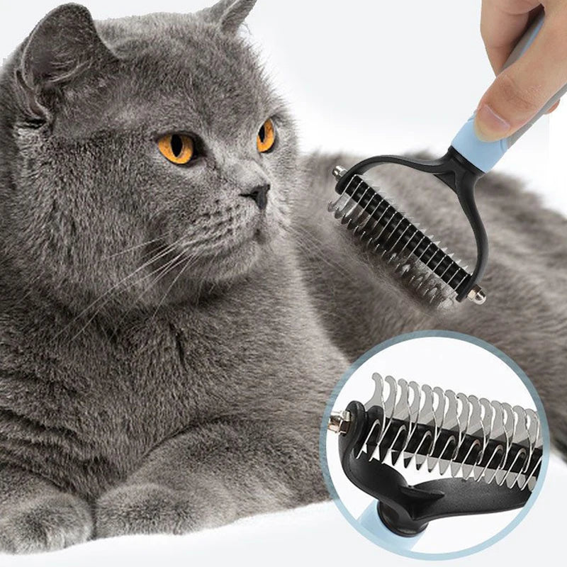 Pet Deshedding & Grooming Brush