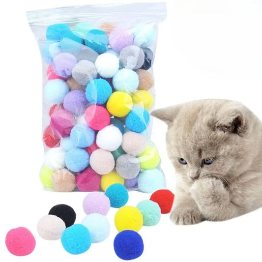 Delysia King 70pcs Plush Cat Toys
