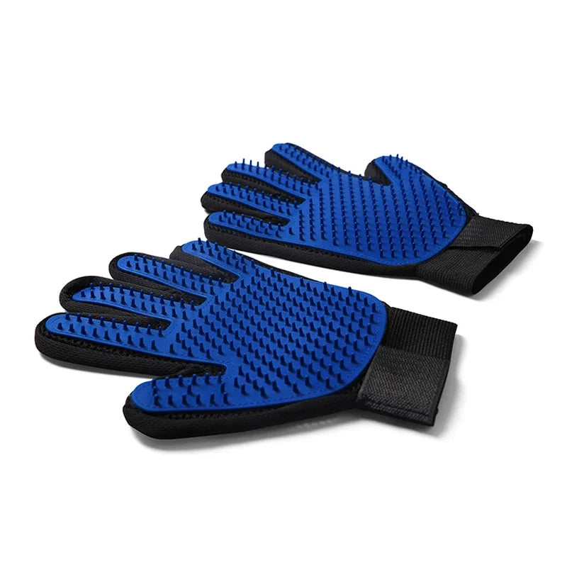 Silicone Pet Grooming Gloves for Cats & Dogs