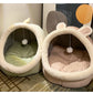 Foldable Cartoon Cat & Dog Bed